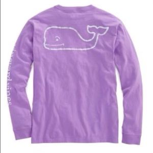 purple vineyard vines long sleeve shirt